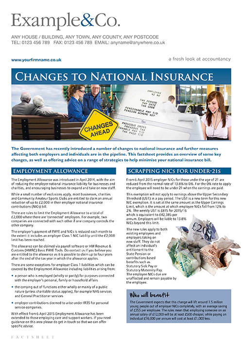 How do you pay a National Insurance bill online?
